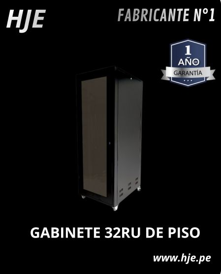 GABINETE DE 32RU DE PISO PARA TELECOMUNICACIONES