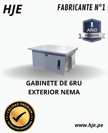 GABINETE EXTERIOR NEMA DE 6RU NEMA